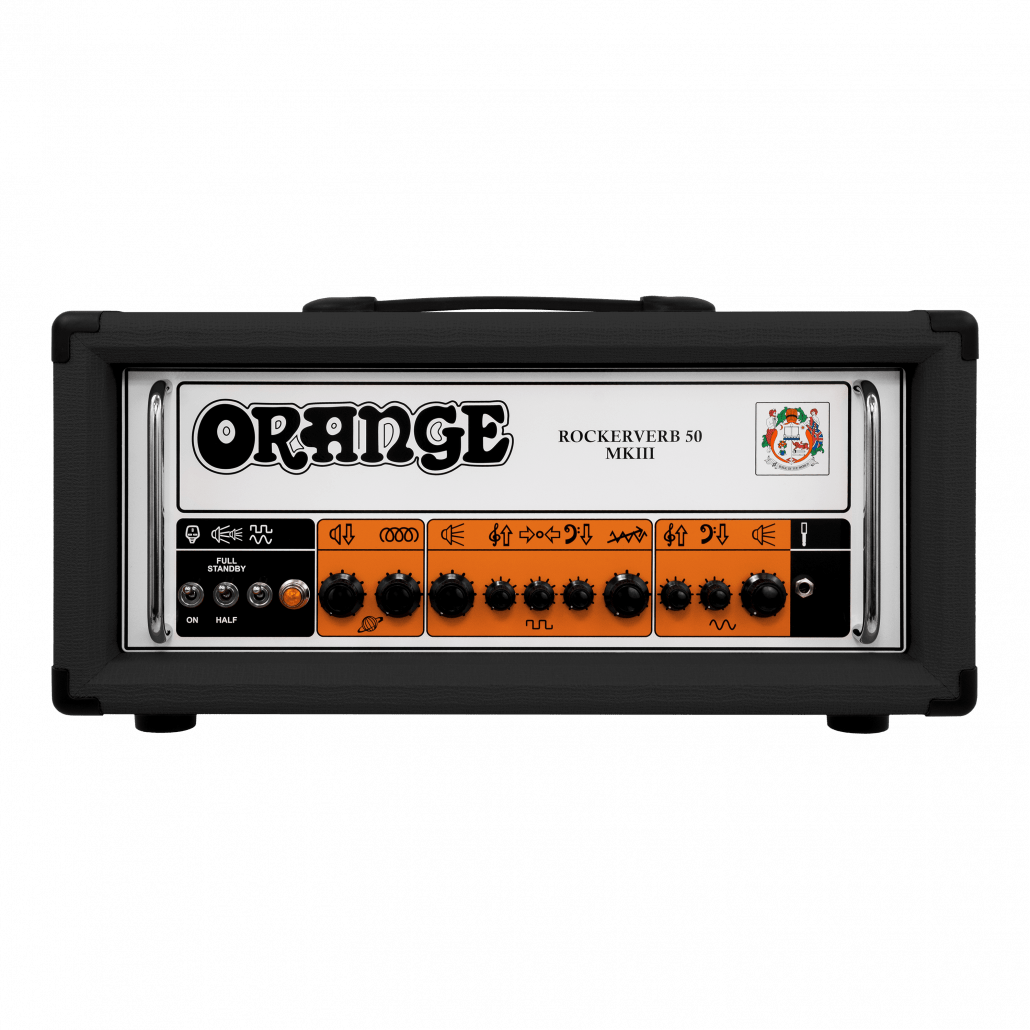 Orange Rockerverb 50 MKIII haus, svartur