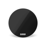 Evans 22" Resonant Black Bass trommuskinn