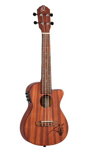 Ortega Bonfire Concert ukulele, m/pickup