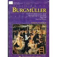 Burgmüller: 25 Easy & Progressive Studies Op.100, píanó