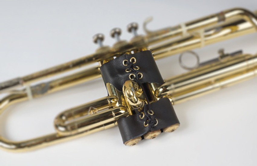 D´Andrea takkahlíf f trompet, leður, reimuð