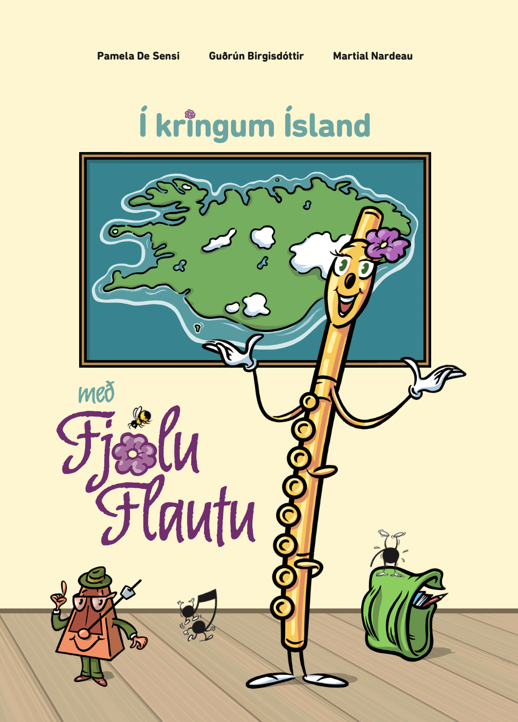 Í kringum Ísland með Fjólu flautu, kennslubók