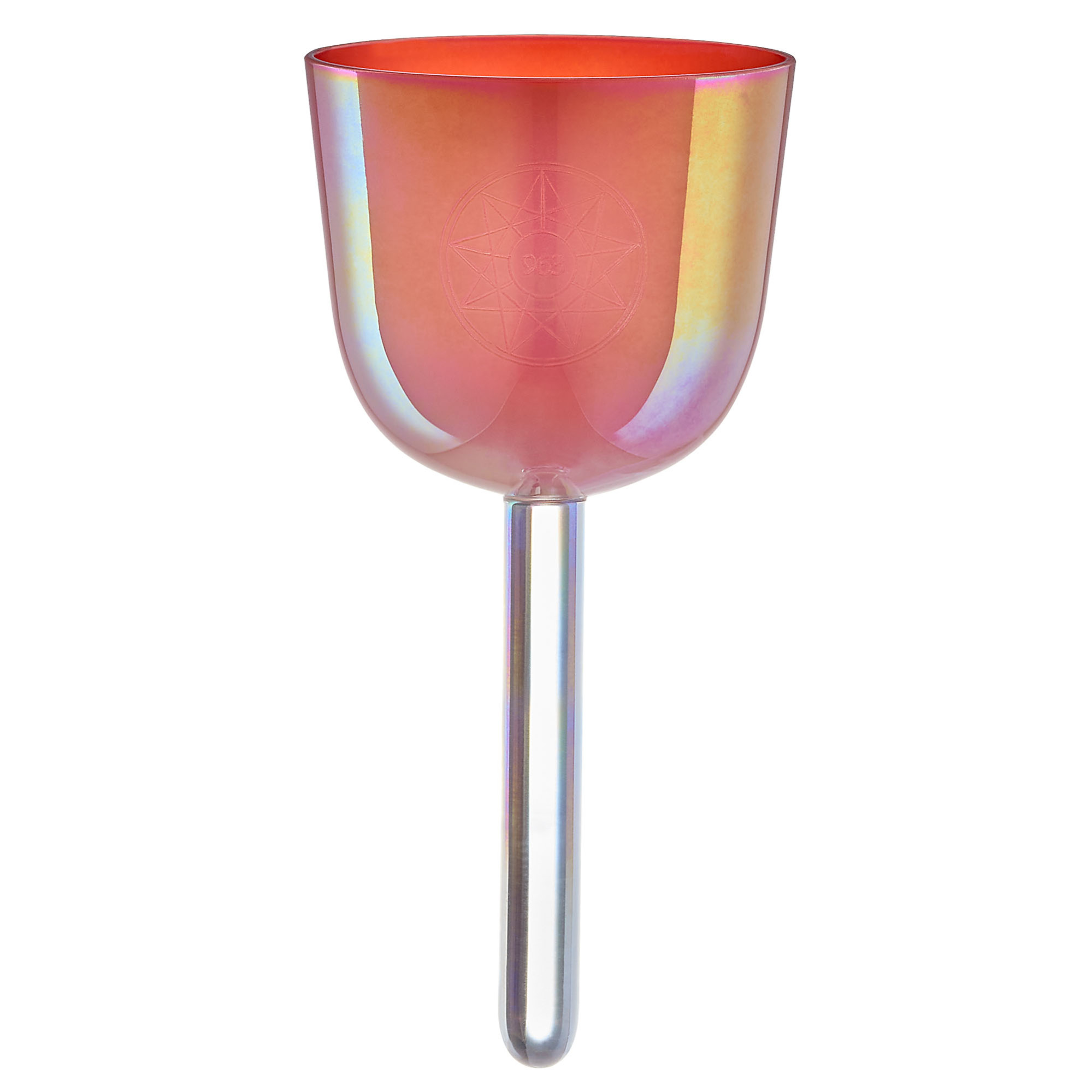 Sonic Energy 3.25" Essence Solfeggio Crystal Singing Bowl 963 Hz, Coral Reef