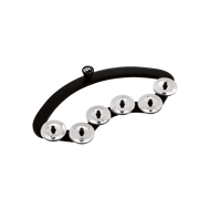 Meinl Backbeat Tambourine, black, 13-14"